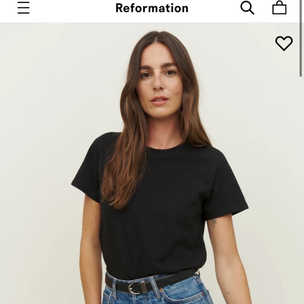 Reformation relaxed tee shirt